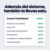 Control Total Starter - 03-incluye-compra