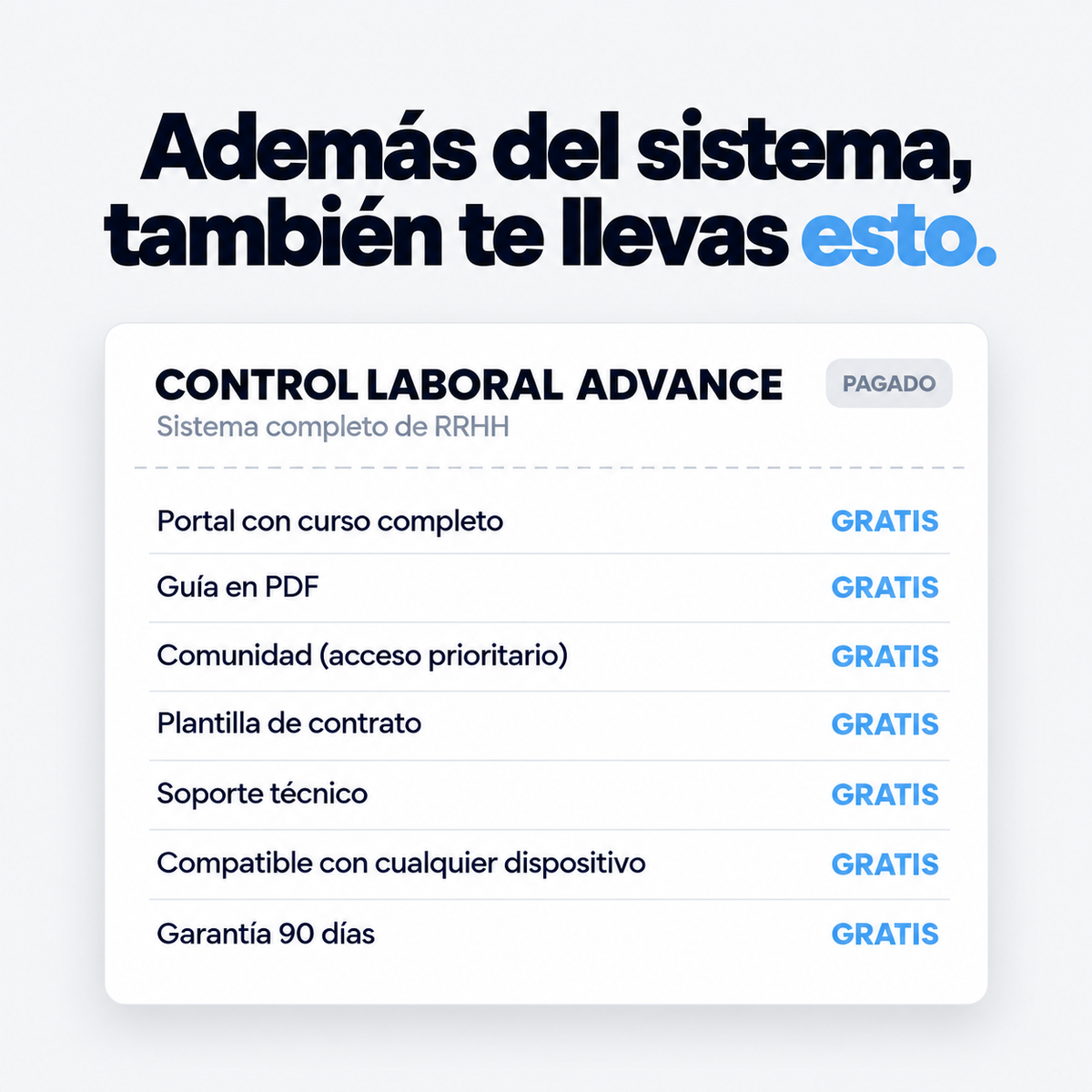 Además del sistema, también te llevas esto