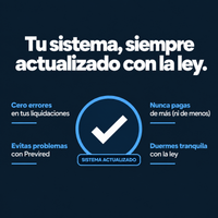 Tu sistema, siempre actualizado con la ley