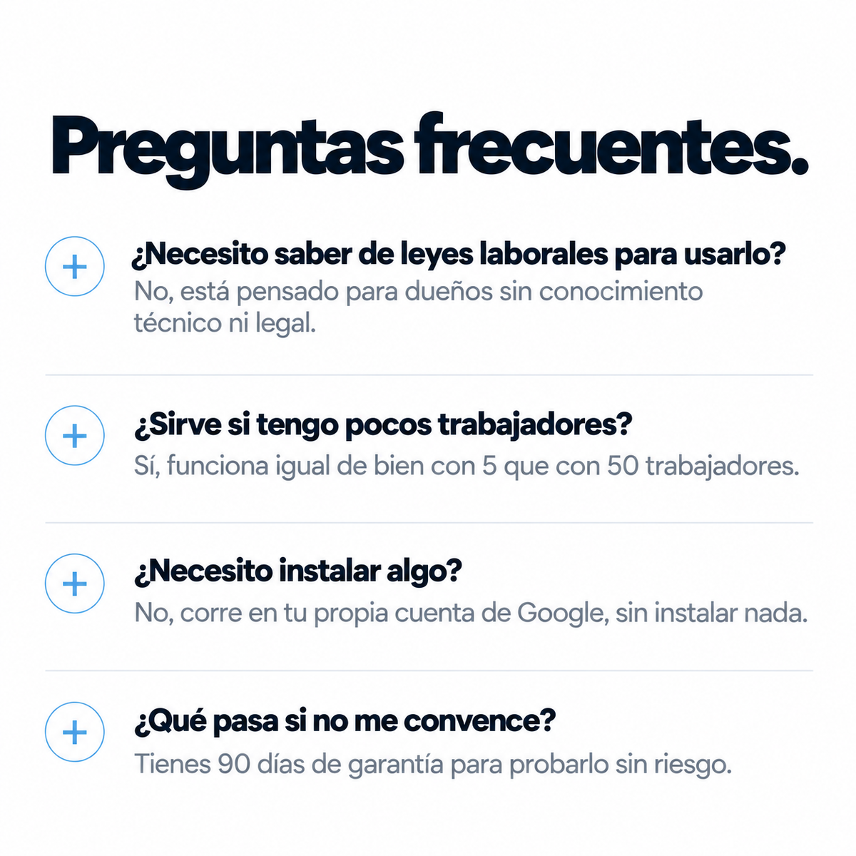 Preguntas frecuentes