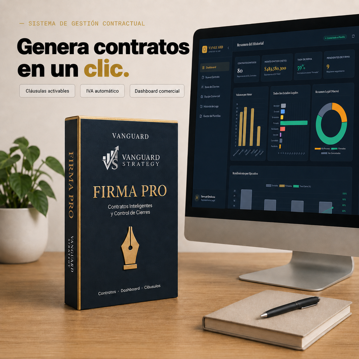 Firma PRO: Contratos Inteligentes y Control de Cierres