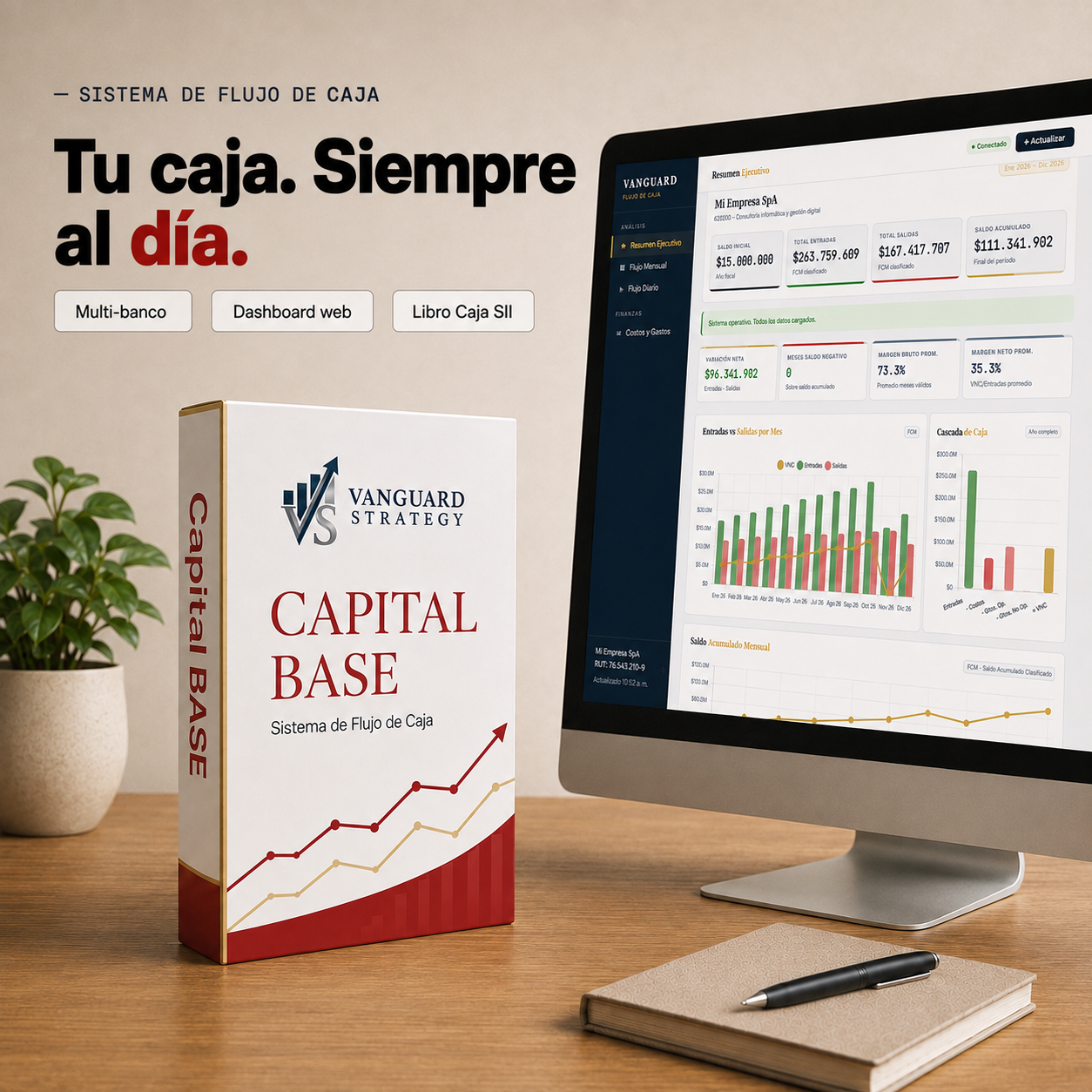 Capital BASE: Sistema de Flujo de Caja con Dashboard