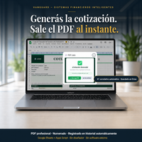 Cotizador PRO: Sistema de Cotizaciones con Dashboard Comercial & PDF Automático