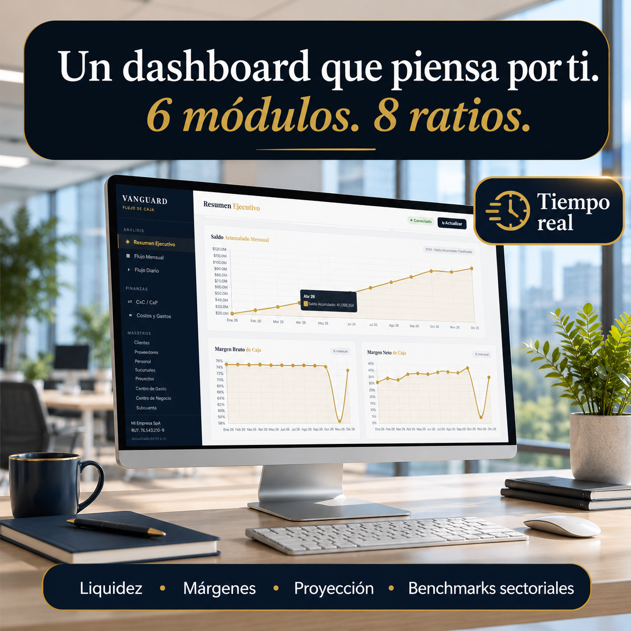 Capital PRO: Flujo de Caja con Dashboard y Análisis SII