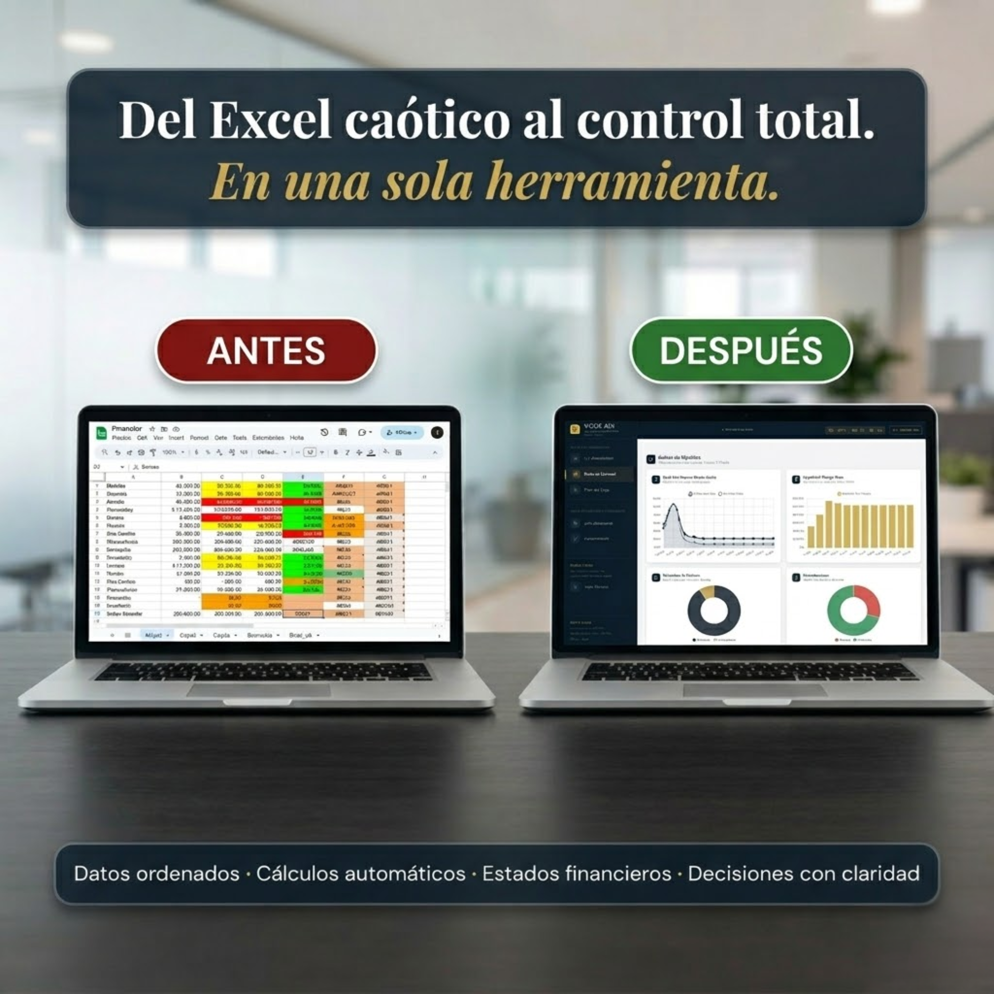 Control Total PRO: Sistema Contable Financiero Inteligente con Dashboard & RCV