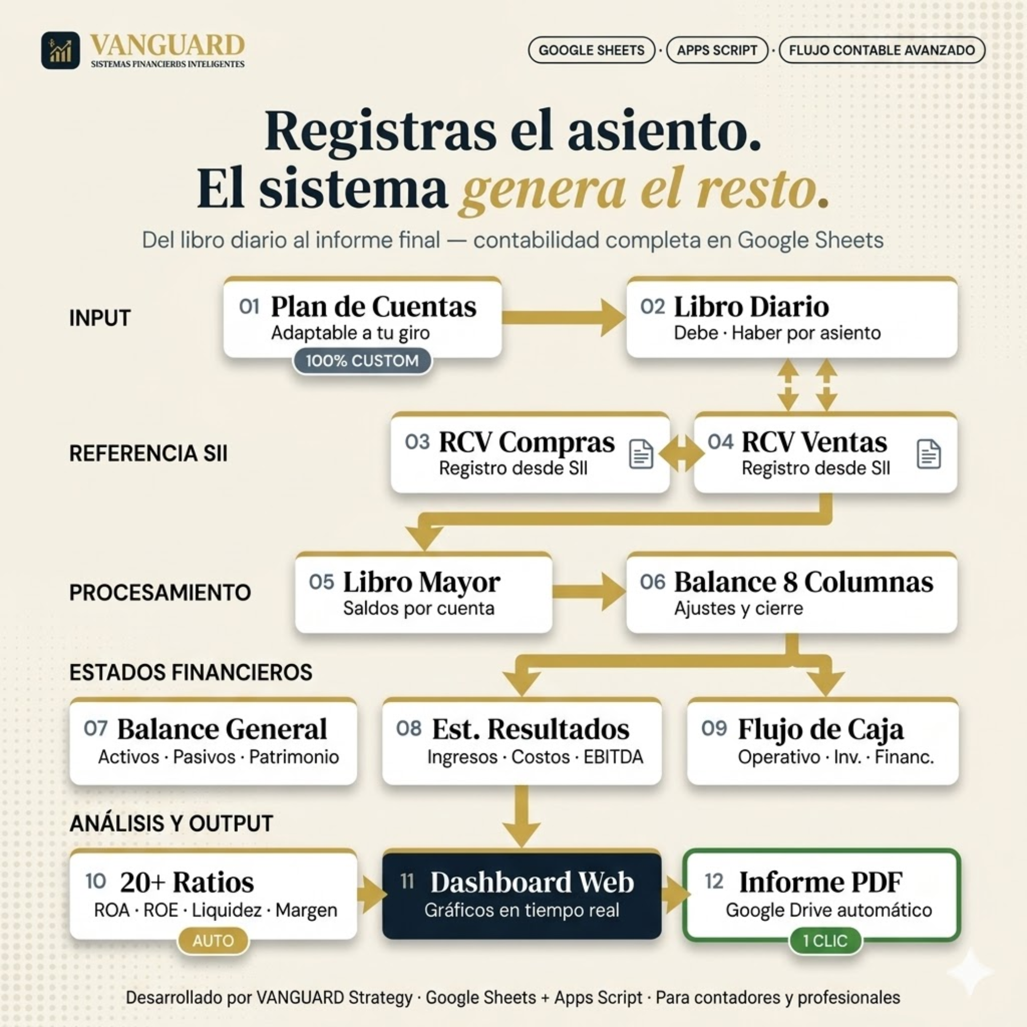 Control Total PRO: Sistema Contable Financiero Inteligente con Dashboard & RCV