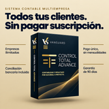 Control Total Advance: Sistema Contable & Financiero con Dashboard y Conciliación Bancaria